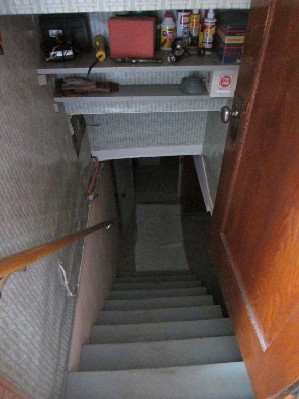 Scary basement stairs