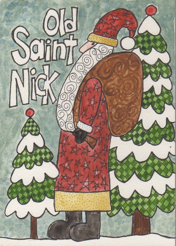 Old Saint Nick by Pam Schoessow